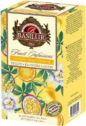 BASILUR Fruit Passion Fruit & Orange přebal 20x2g - Čaje, káva, čokoláda BASILUR Fruit Passion Fruit & Orange přebal 20x2g