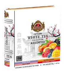 BASILUR White Tea Book Assorted plech 32x1,5g BASILUR White Tea Book Assorted plech 32x1,5g
