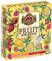 BASILUR Fruit Infusions Assorted Vol.III přebal 40 gastro sáčků - Čaje, káva, čokoláda BASILUR Fruit Infusions Assorted Vol.III přebal 40 gastro sáčků