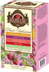 BASILUR Fruit Infusions Assorted Vol. IV. přebal 20 gastro sáčků - Čaje, káva, čokoláda BASILUR Fruit Infusions Assorted Vol. IV. přebal 20 gastro sáčků