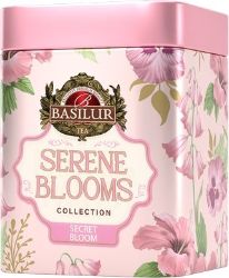 BASILUR Serene Blooms Secret Bloom plech 75g - Čaje, káva, čokoláda BASILUR Serene Blooms Secret Bloom plech 75g
