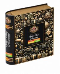 BASILUR Christmas Spice Chai Book Assorted plech 32x2g - Čaje a káva BASILUR Christmas Spice Chai Book Assorted plech 32x2g