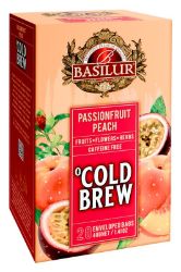 BASILUR Cold Brew Passionfruit Peach přebal 20x2g - Čaje, káva, čokoláda BASILUR Cold Brew Passionfruit Peach přebal 20x2g