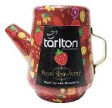 TARLTON Tea Pot Royal Strawberry Black Tea plech 100g