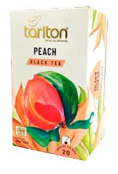 TARLTON Black Peach přebal 20x1,5g - Čaje, káva, čokoláda TARLTON Black Peach přebal 20x1,5g