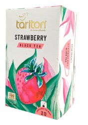 TARLTON Black Strawberry přebal 20x1,5g - Čaje, káva, čokoláda TARLTON Black Strawberry přebal 20x1,5g