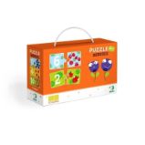 Dodo Puzzle Duo Čísla Brouci 12x2 dílků - Puzzle Dodo Puzzle Duo Čísla Brouci 12x2 dílků