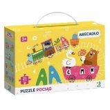 Dodo Puzzle Vlak s abecedou 100 dílků - Puzzle Dodo Puzzle Vlak s abecedou 100 dílků