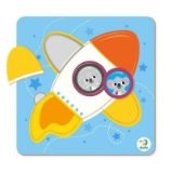 Dodo Puzzle Raketa 5 dílků - Puzzle Dodo Puzzle Raketa 5 dílků