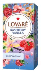 LOVARÉ Raspberry Vanilla 48g (24 sáčků, černý čaj) LOVARÉ Raspberry Vanilla 48g (24 sáčků, černý čaj)