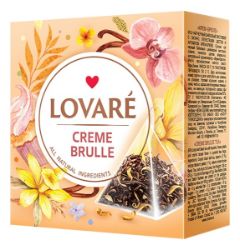 LOVARÉ Creme Brulee 30g (15 pyramid, černý čaj)