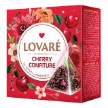 LOVARÉ Cherry Confiture 30g (15 pyramid, černý a zelený čaj) - Čaje, káva, čokoláda LOVARÉ Cherry Confiture 30g (15 pyramid, černý a zelený čaj)