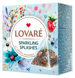 LOVARÉ Champagne Splashes 30g (15 pyramid, černý a zelený čaj) - Čaje, káva, čokoláda LOVARÉ Champagne Splashes 30g (15 pyramid, černý a zelený čaj)