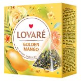 LOVARÉ Golden Mango 30g (15 pyramid, zelený čaj) LOVARÉ Golden Mango 30g (15 pyramid, zelený čaj)