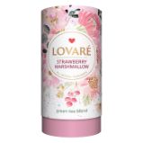 LOVARÉ Strawberry Marshmallow 80g (sypaný, zelený čaj)