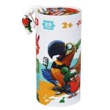 Ptáci 5 v 1: puzzle 5 obrázků z 25 dílků - Puzzle Ptáci 5 v 1: puzzle 5 obrázků z 25 dílků