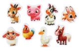 Domácí zvířátka: naučné puzzle 8 zvířátek: 16 dílků
