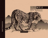 Sketchbook KRAFT LEOPARD 19,7x14,5 cm - Skicáky Sketchbook KRAFT LEOPARD 19,7?14,5 cm