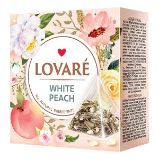 LOVARÉ White Peach 30g (15 pyramid, bílý čaj) - Čaje, káva, čokoláda LOVARÉ White Peach 30g (15 pyramid, bílý čaj)
