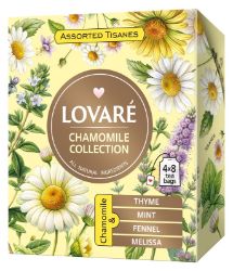 LOVARÉ Chamomile collection 41,6g (32 sáčků, kolekce čajů) LOVARÉ Chamomile collection 41,6g (32 sáčků, kolekce čajů)