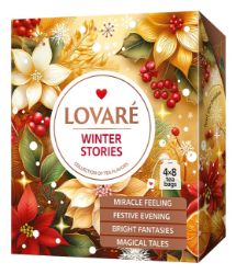 LOVARÉ Winter Stories 64g (32 sáčků, kolekce čajů) - Čaje a káva LOVARÉ Winter Stories 64g (32 sáčků, kolekce čajů)