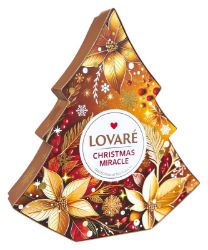 LOVARÉ Christmas Miracle 100g (sypaný čaj, černý a zelený čaj) - Čaje a káva LOVARÉ Christmas Miracle 100g (sypaný čaj, černý a zelený čaj)