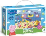 Puzzle s hledáním obrázků Prasátko Peppa 50 dílků