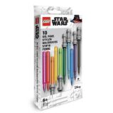 LEGO® Star Wars Set Gelových per - světelný meč 10 ks LEGO® Star Wars Set Gelových per - světelný meč 10 ks