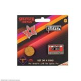 Stranger Things Odznak 4 ks (1. série) - Pro fanoušky Stranger Things Odznak 4 ks (1. série)