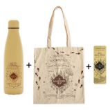 Harry Potter Dárkový set - Pobertův plánek (Láhev, taška, záložka) - Pro fanoušky Harry Potter Dárková set - Pobertův plánek (Láhev, taška, záložka)