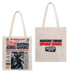 Stranger Things Látková taška - Hawkins Turned Upside Down Stranger Things Látková taška - Hawkins Turned Upside Down