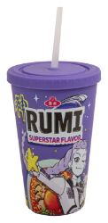 KPop Demon Hunters Hrnek s brčkem - Rumi Superstar Flavor 475 ml - Dárky KPop Demon Hunters Hrnek s brčkem - Rumi Superstar Flavor 475 ml