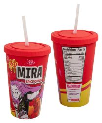 KPop Demon Hunters Hrnek s brčkem - Mira Spice Queen 475 ml