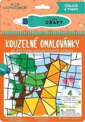 Concorde Kouzelné omalovánky - Číslice a tvary Concorde Kouzelné omalovánky - Číslice a tvary