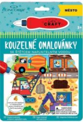 Concorde Kouzelné omalovánky - Město - Kreativní sady a materiály Kouzelné omalovánky CONCORDE, Město