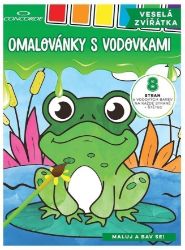 Concorde Omalovánky s vodovkami - Veselá zvířátka A4 Concorde Omalovánky s vodovkami - Veselá zvířátka A4