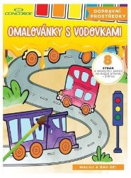 Concorde Omalovánky s vodovkami - Dopravní prostředky A4 - Kreativní sady a materiály Omalovánky s vodovkami CONCORDE Dopravní prostředky A4