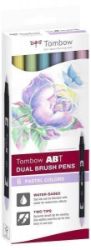 Tombow ABT Dual Pen Brush Sada oboustranných štětcových fixů - Pastels 6 ks Tombow ABT Dual Pen Brush Sada oboustranných štětcových fixů - Pastels 6 ks