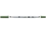 Tombow Oboustranný štětcový lihový fix ABT PRO - dark olive Tombow Oboustranný štětcový lihový fix ABT PRO - dark olive