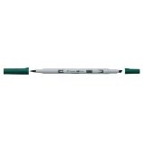 Tombow Oboustranný štětcový lihový fix ABT PRO - dark green Tombow Oboustranný štětcový lihový fix ABT PRO - dark green