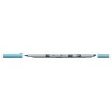 Tombow Oboustranný štětcový lihový fix ABT PRO - arctic blue - Fixy Tombow Oboustranný štětcový lihový fix ABT PRO - arctic blue