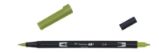 Tombow Oboustranný štětcový fix ABT - dark olive - Štětce, pastelky, fixy Tombow Oboustranný štětcový fix ABT - dark olive