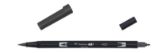 Tombow Oboustranný štětcový fix ABT - lamp black Tombow Oboustranný štětcový fix ABT - lamp black