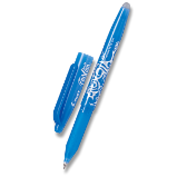 Pilot FriXion Ball 07 nebeská modř - Kancelářské potřeby Pilot Frixion Ball M, R, nebeská modř