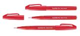 PENTEL TOUCH - ČERVENÝ - Štětce, pastelky, fixy Popisovač Pentel Touch Brush - červený