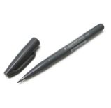 Popisovač Pentel Touch Brush - šedý - Štětce, pastelky, fixy Popisovač Pentel Touch Brush - šedý