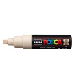 Posca akrylový popisovač PC-8K, 8 mm, béžová (se širokým, seříznutým hrotem) - Fixy Posca Univerzální akrylátový popisovač se širokým, seříznutým hrotem 8 mm Béžová PC-8K