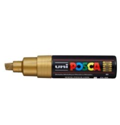Posca akrylový popisovač PC-8K, 8 mm, zlatá (se širokým, seříznutým hrotem) Posca akrylový popisovač PC-8K, 8 mm, zlatá (se širokým, seříznutým hrotem)