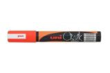 PWE-5M křídový popisovač UNI Chalk Marker fluo-oranžový
