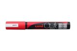 UNI Křídový popisovač PWE-5M 1,8 - 2,5 mm - červený - Kancelářské potřeby PWE-5M křídový popisovač UNI Chalk Marker červený